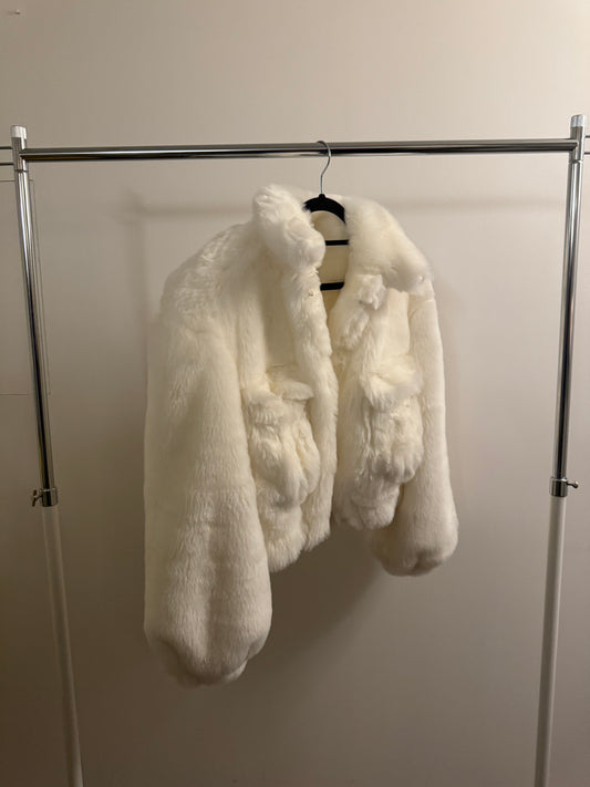 Faux fur jacket